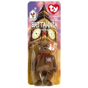 TY BRITANNIA The Bear TAG ERRORS 1997 1993 Oak Brook Oakbrook Collectible NEW